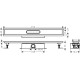 Dušas kanāls Hansgrohe uBox universal CS 900mm H=75mm 56025180 Dušas kanāls Hansgrohe uBox universal CS 900mm H=75mm 56025180