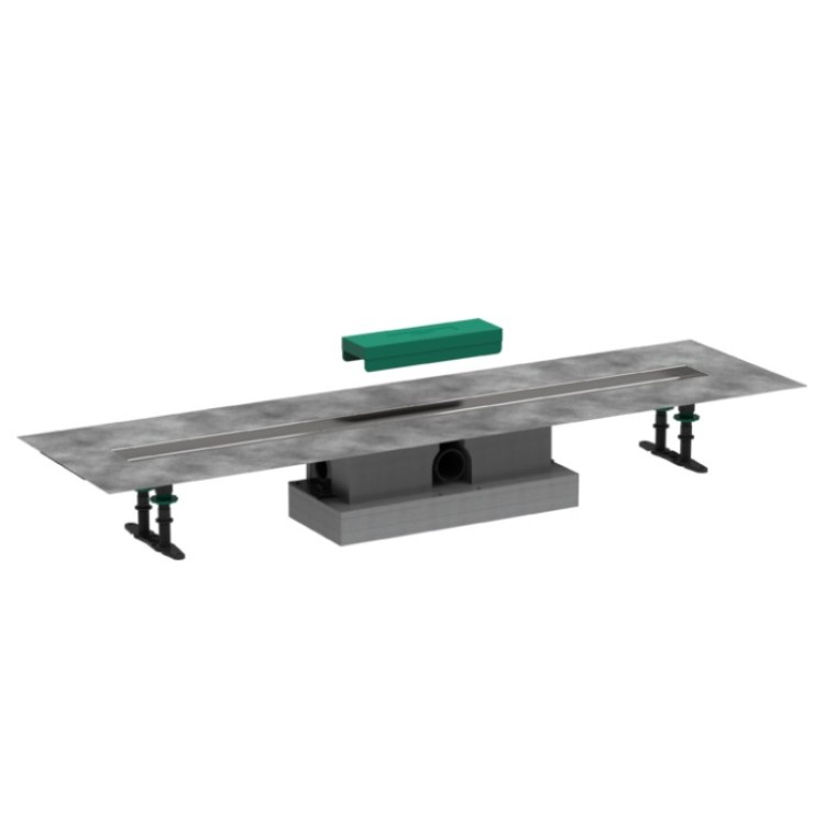 Dušas kanāls Hansgrohe uBox universal CS 1000mm H=75mm drain 56026180 Dušas kanāls Hansgrohe uBox universal CS 1000mm H=75mm drain 56026180