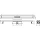 Dušas kanāls Hansgrohe uBox universal CS 1200mm H=75mm 56027180 Dušas kanāls Hansgrohe uBox universal CS 1200mm H=75mm 56027180