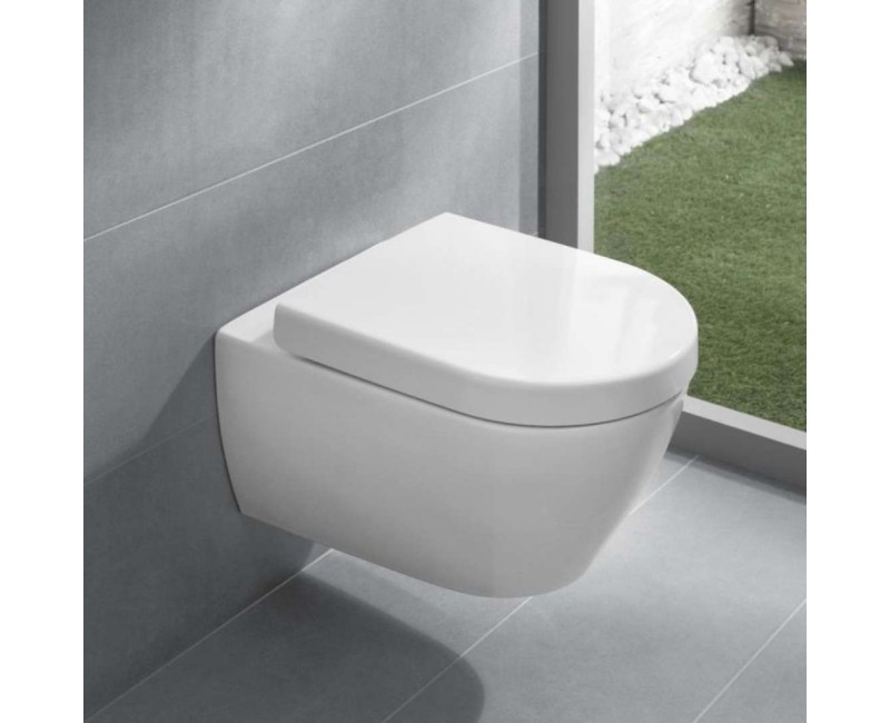 Подвесной унитаз Villeroy & Boch Subway 2.0 DirectFlush Rimless без крышки белый
