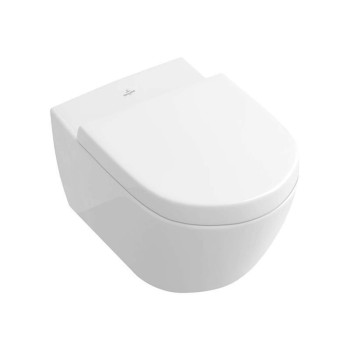 Piekaramais pods Villeroy & Boch Subway 2.0 DirectFlush, AntiBac, CeramicPlus Rimless bez vāka balts 5614R0T2