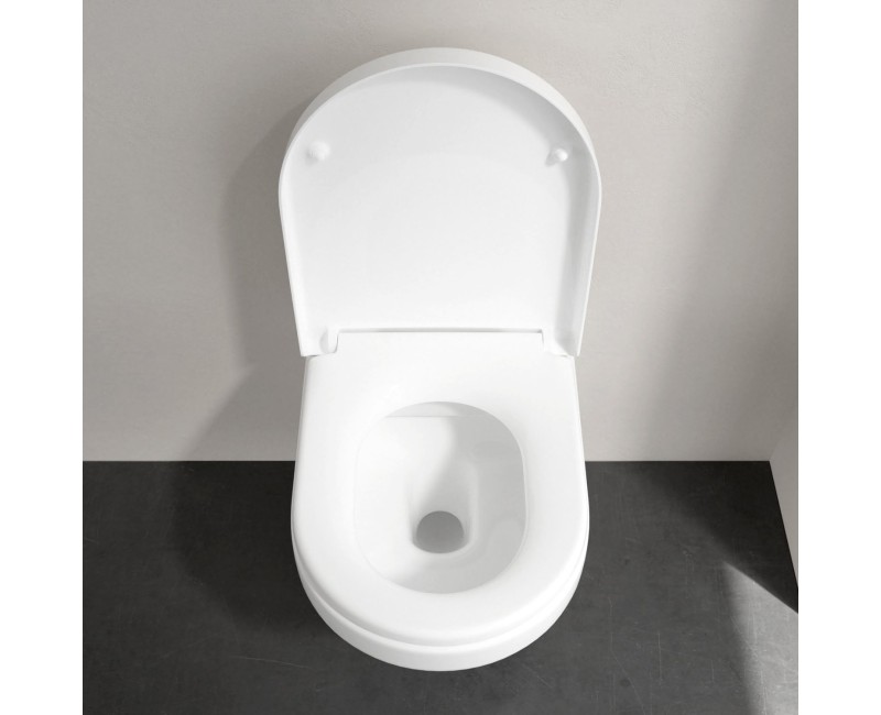 Подвесной унитаз Villeroy & Boch Architectura Rimless с крышкой 5684HRR1
