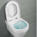 Piekaramais pods Villeroy & Boch Architectura AntiBac , CeramicPlus DirectFlush Rimfree Skalošana AquaReduct, Bez vāka, Balts 5684R0T2