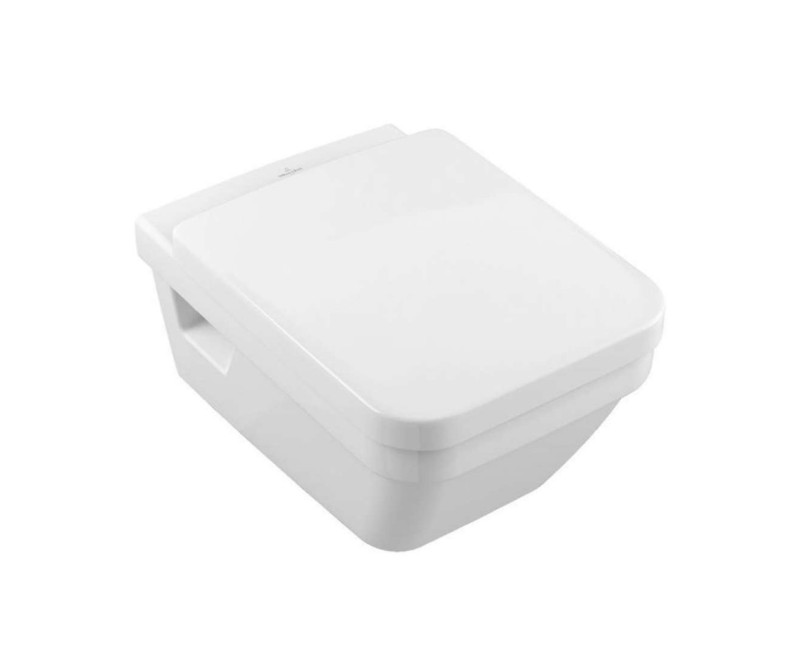 Подвесной унитаз Villeroy & Boch Architectura DirectFlush Rimless с крышкой SoftClose, белый