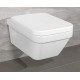 Piekaramais pods Villeroy & Boch Architectura AntiBac , CeramicPlus DirectFlush Rimfree Skalošana AquaReduct, Bez vāka, Balts 5685R0R1