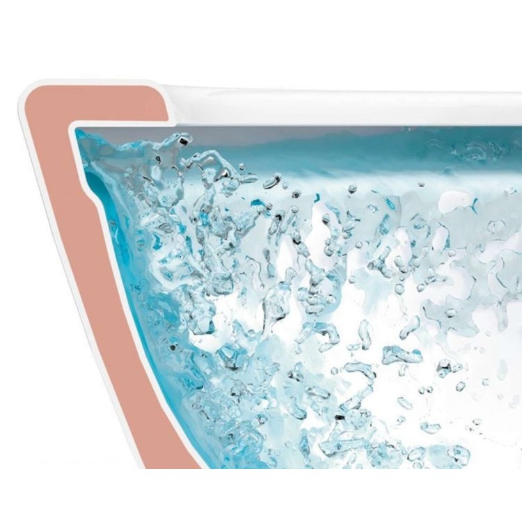 Piekaramais pods Villeroy & Boch Architectura AntiBac , CeramicPlus DirectFlush Rimfree Skalošana AquaReduct, Bez vāka, Balts 5685R0R1