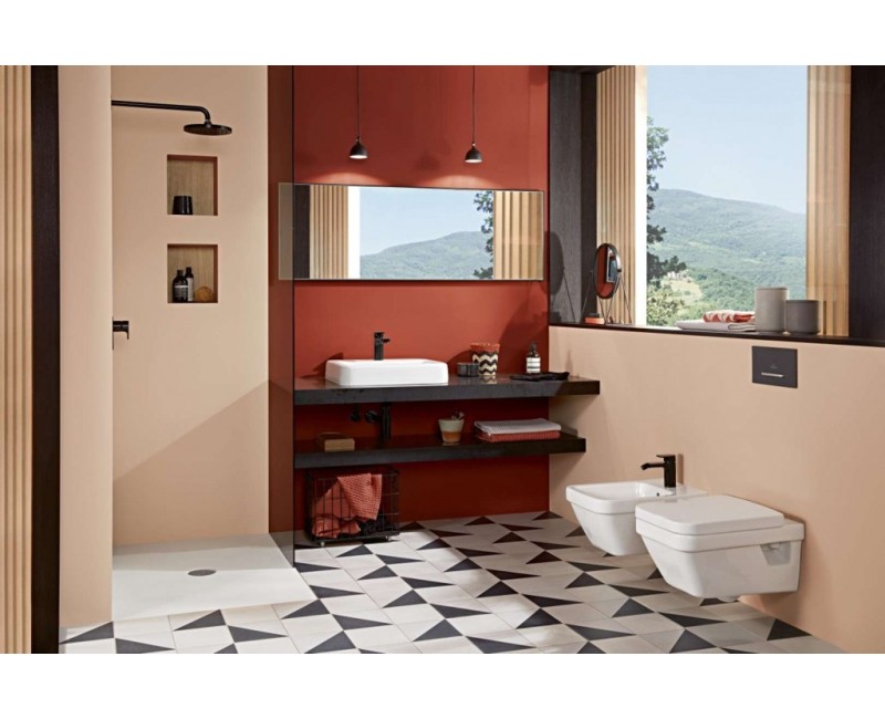 Piekaramais pods Villeroy & Boch Architectura DirectFlush, AntiBac, CeramicPlus, Rimless, bez vāka Balts 5685R0T2