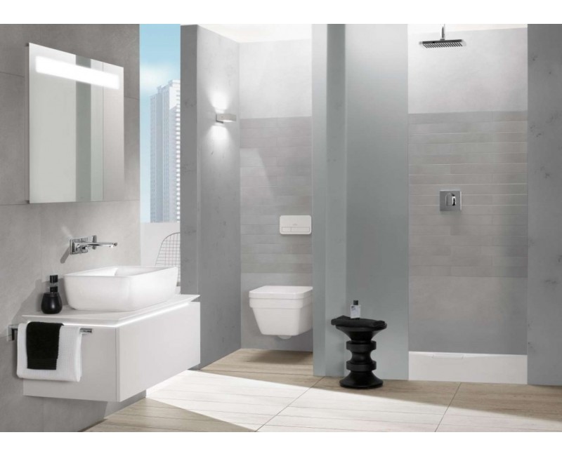 Piekaramais pods Villeroy & Boch Architectura DirectFlush, AntiBac, CeramicPlus, Rimless, bez vāka Balts 5685R0T2