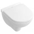 Piekaramais pods Villeroy & Boch O.novo CeramicPlus DirectFlush Rimfree Skalošana AquaReduct, vāks ar SoftClose, Balts 5688HRR1