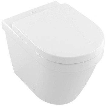 Piekaramais pods Villeroy & Boch Architectura CeramicPlus DirectFlush Rimfree Skalošana AquaReduct, vāks ar SoftClose, Balts 5690R0R1