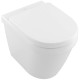 Piekaramais pods Villeroy & Boch Architectura CeramicPlus DirectFlush Rimfree Skalošana AquaReduct, vāks ar SoftClose, Balts 5690R0R1 Piekaramais pods Villeroy & Boch Architectura CeramicPlus DirectFlush Rimfree Skalošana AquaReduct, vāks ar SoftClose, Balts 5690R0R1