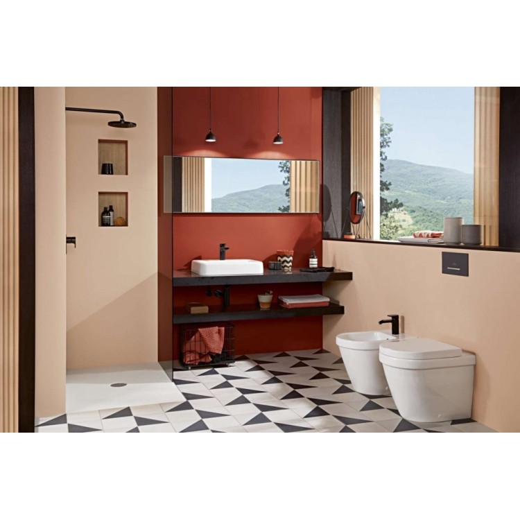Piekaramais pods Villeroy & Boch Architectura CeramicPlus DirectFlush Rimfree Skalošana AquaReduct, vāks ar SoftClose, Balts 5690R0R1 Piekaramais pods Villeroy & Boch Architectura CeramicPlus DirectFlush Rimfree Skalošana AquaReduct, vāks ar SoftClose, Balts 5690R0R1