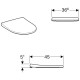 Poda vāks Geberit iCon ar SoftClose Balts 574950000 Poda vāks Geberit iCon ar SoftClose Balts 574950000