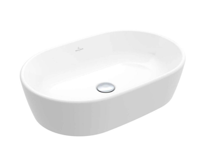 Vannas istabas izlietne Villeroy & Boch Architectura 60x40cm, CeramicPlus apdare, Uz Virsmas, Balta 5A2660R1