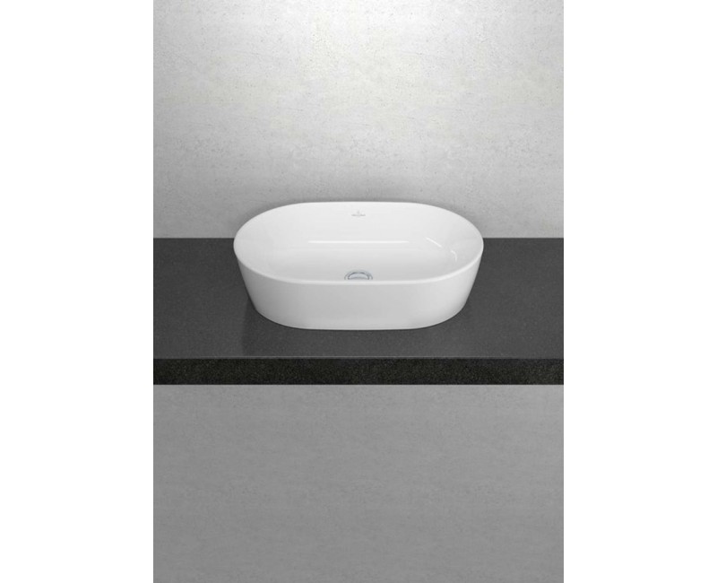 Раковина для ванной Villeroy & Boch Architectura 60x40 см, отделка CeramicPlus, накладная, белая 5A2661R1