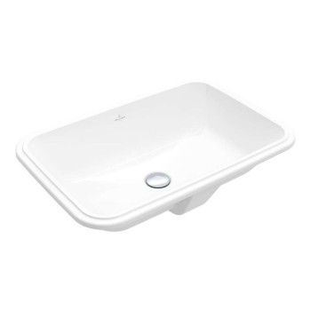 Vannas istabas izlietne Villeroy & Boch Architectura 57x37cm, CeramicPlus apdare, Iebūvējamā Balta 5A7760R1