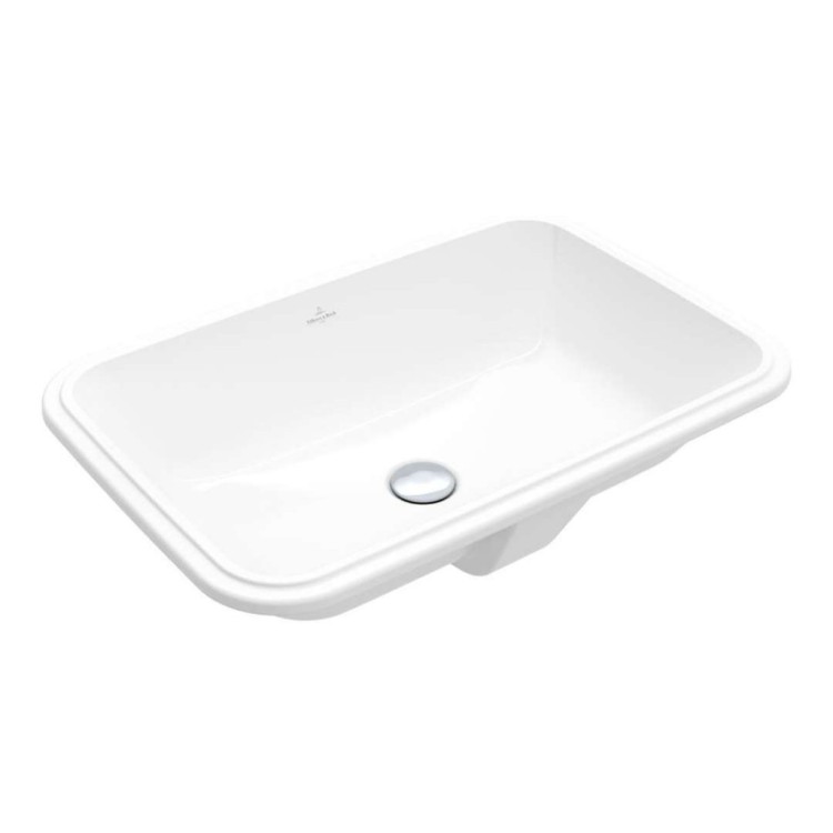 Vannas istabas izlietne Villeroy & Boch Architectura 57x37cm, CeramicPlus apdare, Iebūvējamā Balta 5A7760R1 Vannas istabas izlietne Villeroy & Boch Architectura 57x37cm, CeramicPlus apdare, Iebūvējamā Balta 5A7760R1