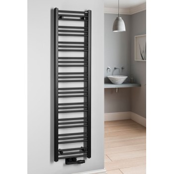 Dvieļu žāvētājs / Radiators Bruckner ALBRECHT 400x1570mm, Melns Matēts 600.113.6