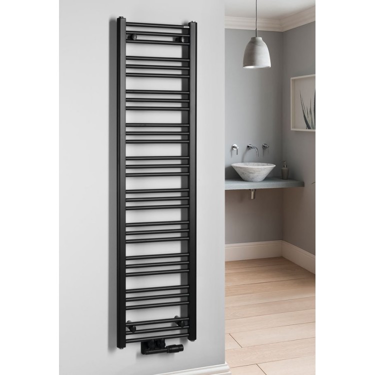 Dvieļu žāvētājs / Radiators Bruckner ALBRECHT 400x1570mm, Melns Matēts 600.113.6 Dvieļu žāvētājs / Radiators Bruckner ALBRECHT 400x1570mm, Melns Matēts 600.113.6