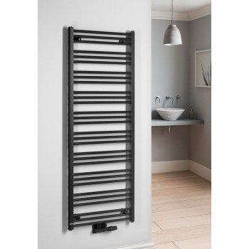 Dvieļu žāvētājs / Radiators Bruckner ALBRECHT 600x1570mm, Melns Matēts 600.118.6