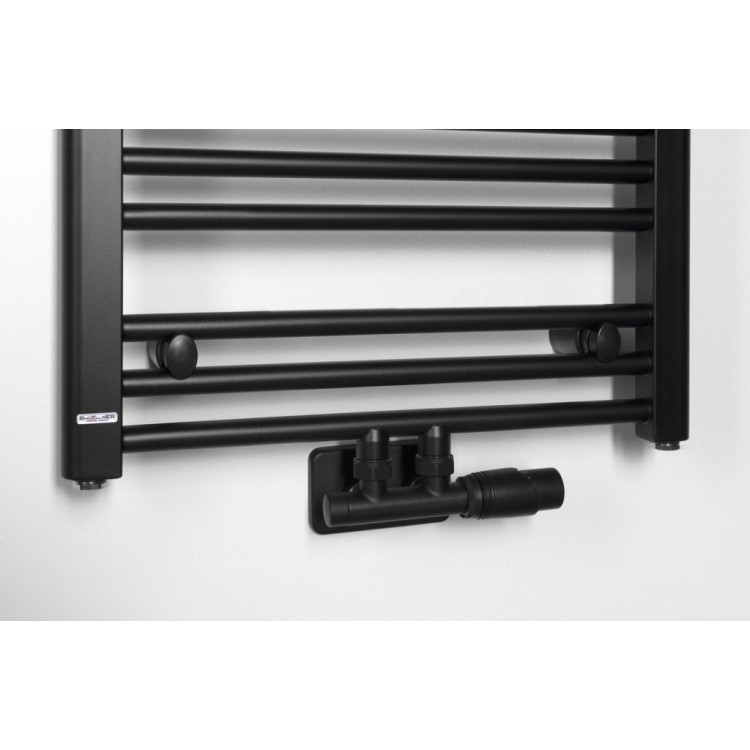Savienojumu komplekts Bruckner Wicher žāvētājam / radiatoram Melns 600.311.6 Savienojumu komplekts Bruckner Wicher žāvētājam / radiatoram Melns 600.311.6