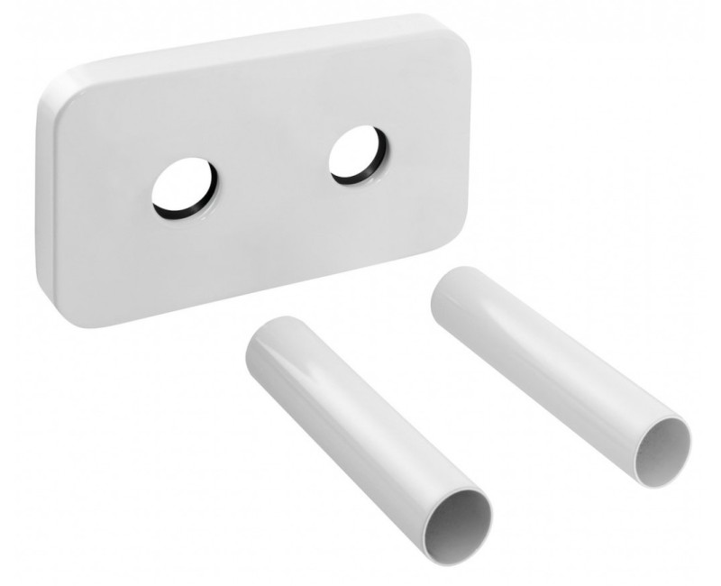 Комплект для подключения радиатора для полотенцесушителя Bruckner Wicher / радиатора 50 см, белый 600.315.4