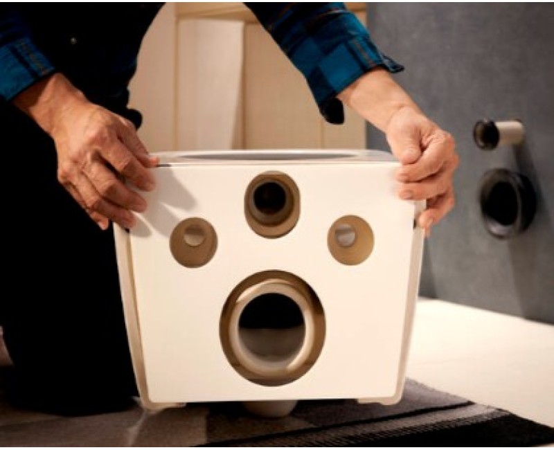 Подвесной унитаз Hansgrohe Rimfree EluPura Original S AquaChannel с крышкой Soft Close  61180450 Белый