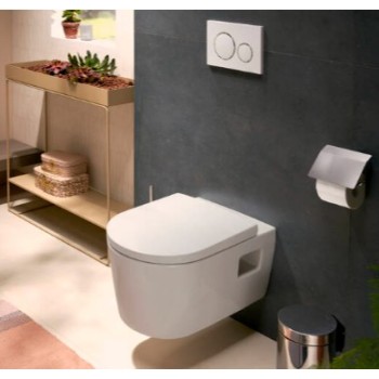 Подвесной унитаз Hansgrohe EluPura Original S WC 540 Rimfree AquaChannel Flush 60142450 Белый