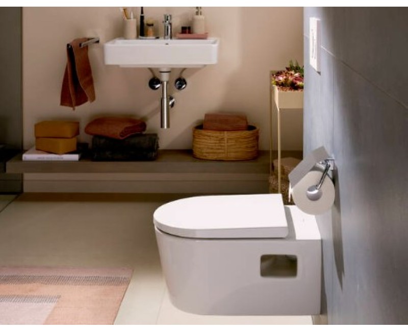 Подвесной унитаз Hansgrohe Rimfree AquaChannel Flush с крышкой 60207450 Белый