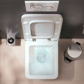 Подвесной унитаз Hansgrohe Rimfree EluPura Original Q WC 540 AquaChannel Flush, HygieneEffect  Без крышки 62018450 Белый