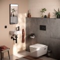 Подвесной унитаз Hansgrohe Rimfree EluPura Original Q WC 540 AquaChannel Flush, HygieneEffect  Без крышки 62018450 Белый