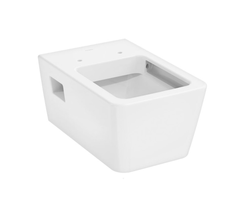 Подвесной унитаз Hansgrohe Rimfree EluPura Original Q WC 540 AquaChannel Flush, HygieneEffect  Без крышки 62018450 Белый