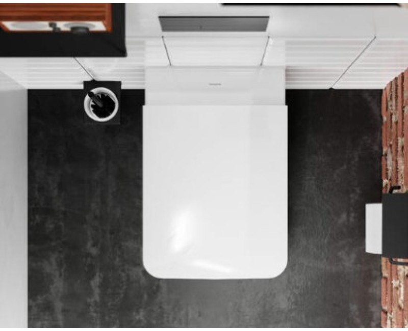 Кришка для унитаза Сиденье для унитаза Hansgrohe EluPura с функцией Soft Close и Quick Release 60198450 Белый