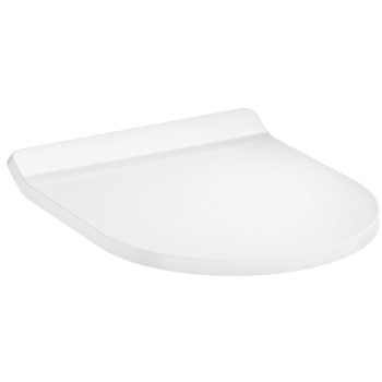 Кришка для унитаза Hansgrohe EluPura S  с Soft Close и QuickRelease белый 60200450 