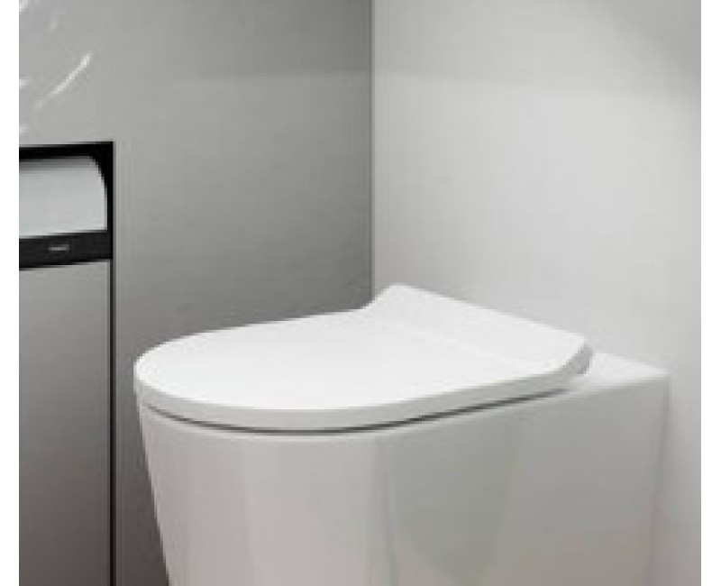 Кришка для унитаза Hansgrohe EluPura S  с Soft Close и QuickRelease белый 60200450