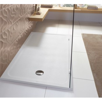 Dušas paliktnis Villeroy & Boch Lifetime Plus 90x120cm, Keramika, Balts 6223N401