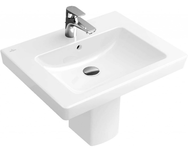 Раковина для ванной Villeroy & Boch Subway 2.0 60x47см, Белый