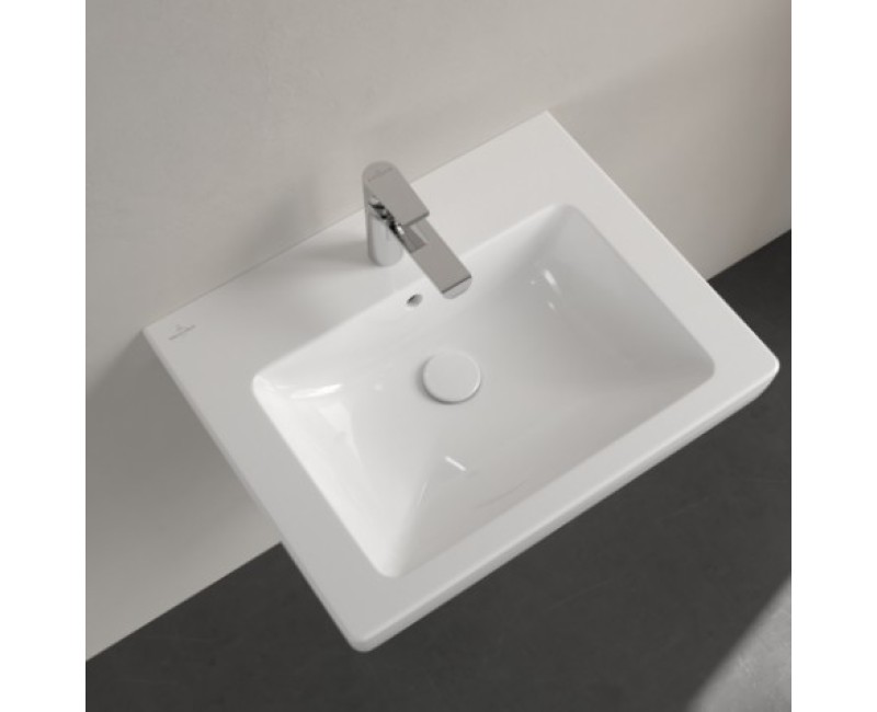 Раковина для ванной Villeroy & Boch Subway 2.0 60x47см, Белый