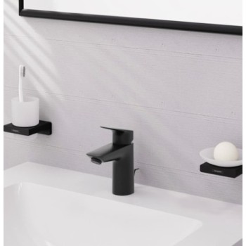 Izlietnes maisītājs Hansgrohe Logis 100  ar pop up izplūdi 71171670 Melns matēts 