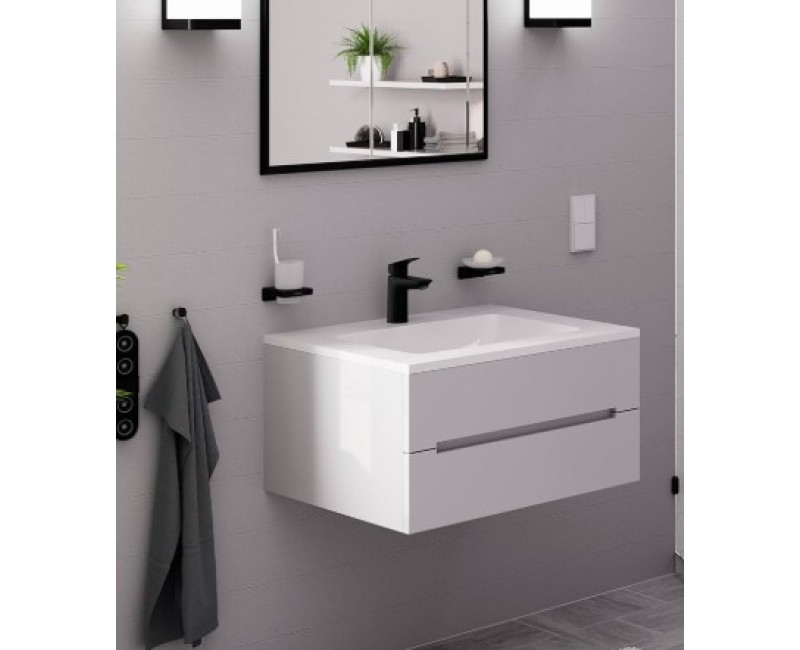 Izlietnes maisītājs Hansgrohe Logis 100 CoolStart ar pop up izplūdi 71102670 Melns Matēts