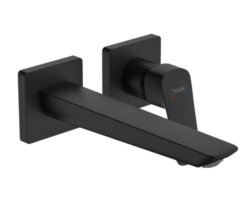 Izlietnes maisītājs Hansgrohe Logis iebūvējams ar izteku 20.6c  71256670 Melns Matēts