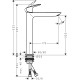 Izlietnes maisītājs Hansgrohe Logis 240 Fine 71258670 Melns Matēts Izlietnes maisītājs Hansgrohe Logis 240 Fine 71258670 Melns Matēts