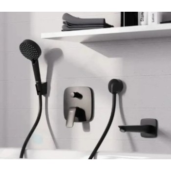 Vannas / Dušas maisītājs Hansgrohe Logis iebūvējams Melns Matēts 71405670