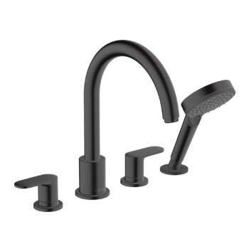 Vannas / Dušas maisītājs Hansgrohe Vernis Blend uz vannas malas 71456670 Melns matēts