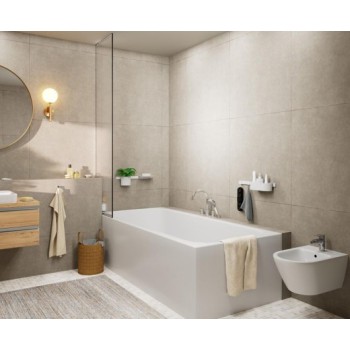 Смеситель для ванны/душа Hansgrohe Vernis Shape на краю ванны 71459000 Hromēts