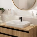 Смеситель для раковины Hansgrohe Vernis Blend 70 71558670 Черный матовый