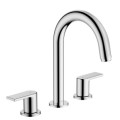 Смеситель для раковины Hansgrohe Vernis Shape с pop up клапаном 1563000 Хром