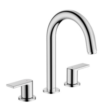 Смеситель для раковины Hansgrohe Vernis Shape с pop up клапаном 1563000 Хром
