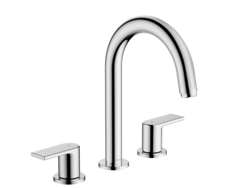 Смеситель для раковины Hansgrohe Vernis Shape с pop up клапаном 1563000 Хром