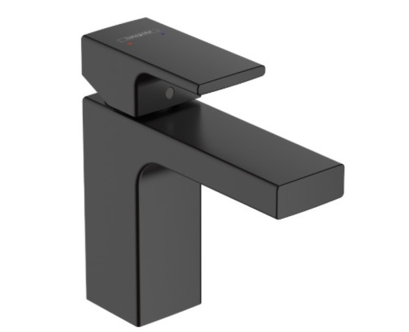 Izlietnes maisītājs Hansgrohe Vernis Shape 100 iebūvējams 71220670 Melns matēts